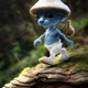 Illustration for article titled Stare into the cold, black eyes of a real-life Smurf